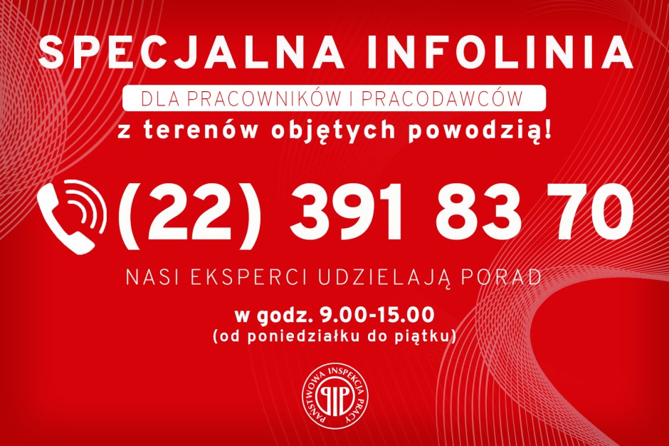 Inspekcyjna infolinia dla powodzian