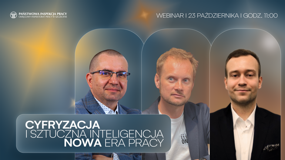 Cyfryzacja i sztuczna inteligencja - nowa era pracy. Zapisz się na webinar